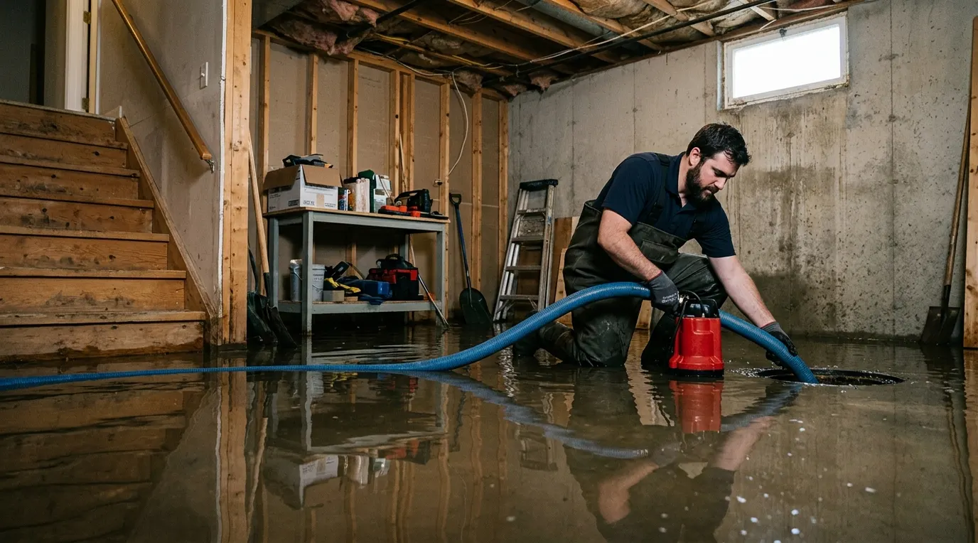 Emergency Basement Flooding Cleanup in Utica