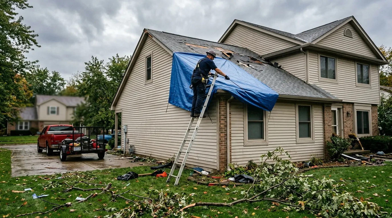 Emergency Storm Damage Restoration in Troy